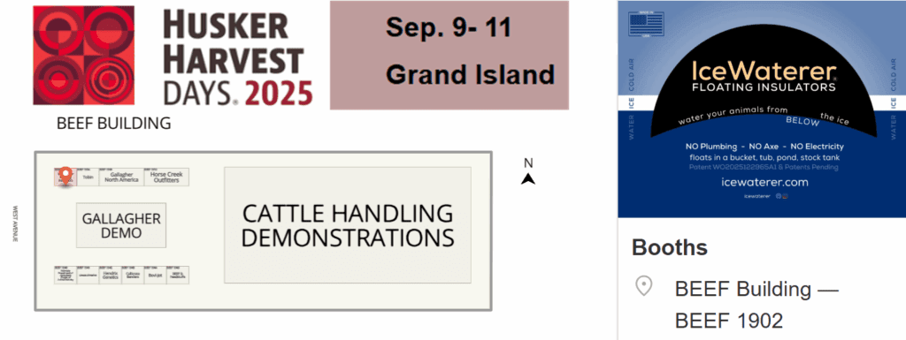 Come see us in the BEEF building at Husker Harvest Days Booth 1902